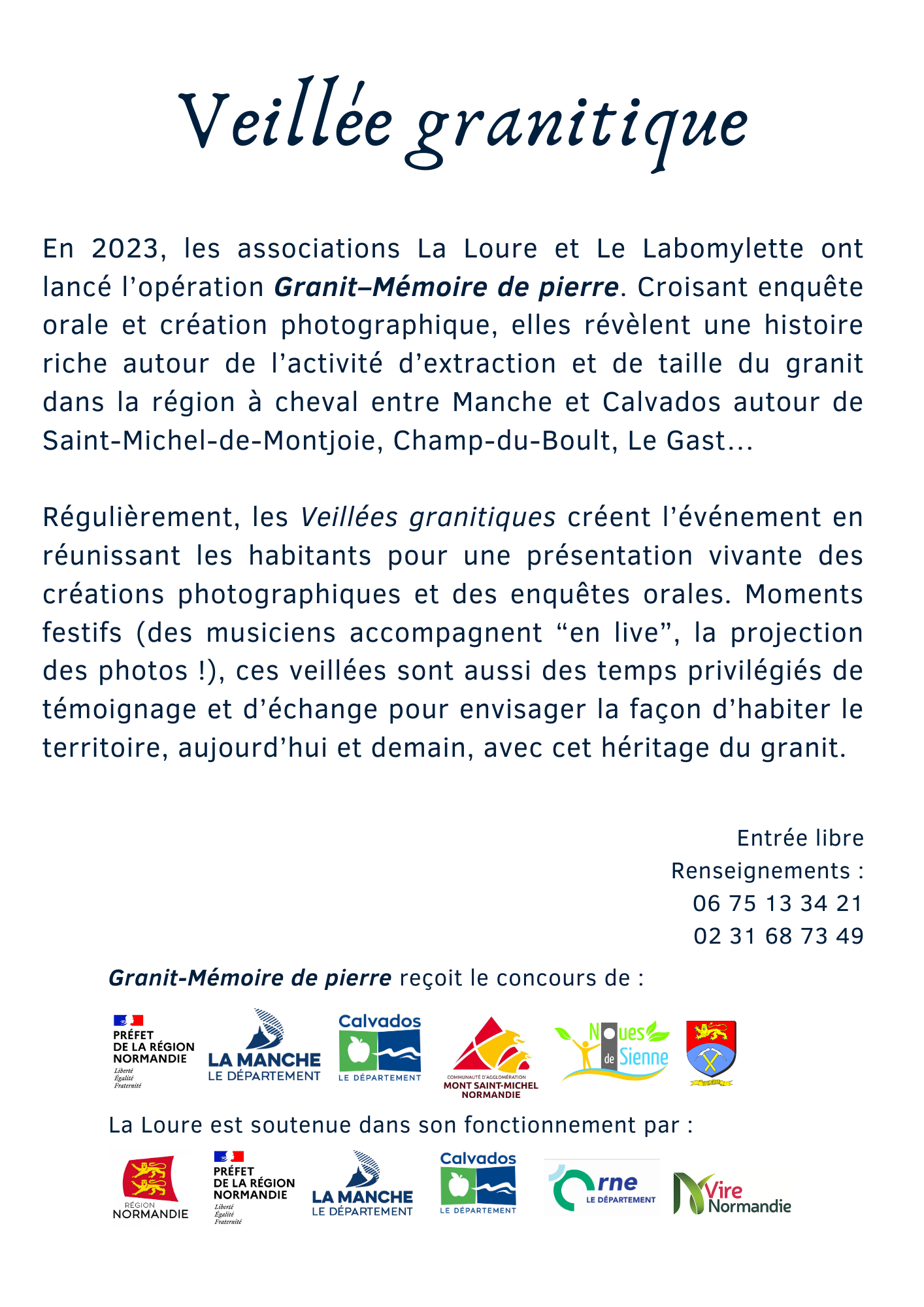 Flyer dos Veillée granitique 1 Noues de Sienne